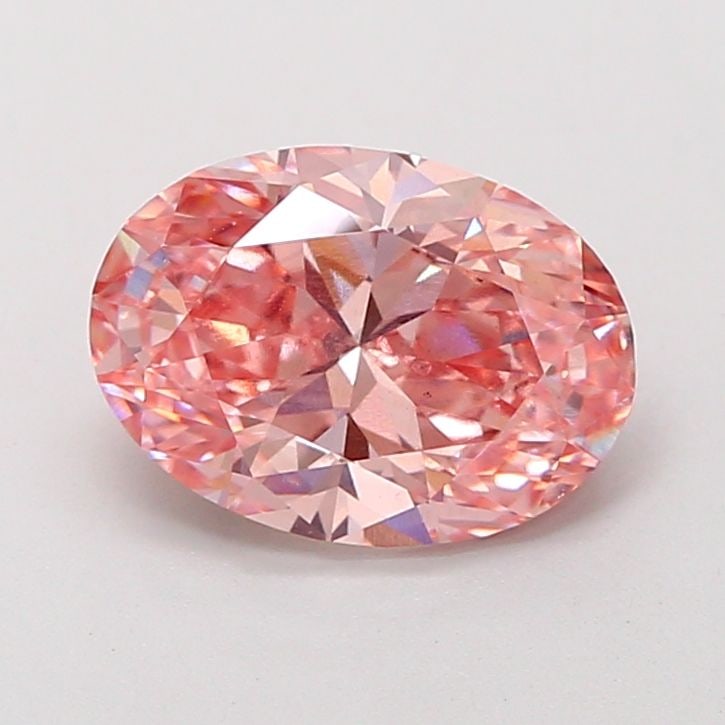 Loose Diamond - OVAL 2.46ct Fancy Vivid Pink VS2: Loose Diamond - OVAL 2.46ct Fancy Vivid Pink VS2 Source: This is a real non-mined Diamond that has been grown in a lab Shape: OVAL Carats: 2.46 Color: Fancy Vivid Pink Certification: IGI Video: