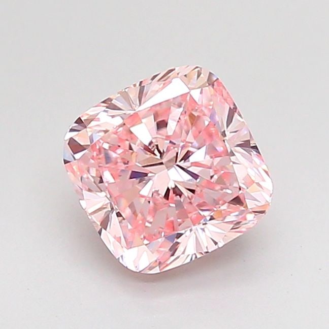 Loose Diamond - CUSHION BRILLIANT 1.3ct Fancy Intense Pink VS1: Loose Diamond - CUSHION BRILLIANT 1.3ct Fancy Intense Pink VS1 Source: This is a real non-mined Diamond that has been grown in a lab Shape: CUSHION BRILLIANT Carats: 1.3 Color: Fancy Intense Pink Cert
