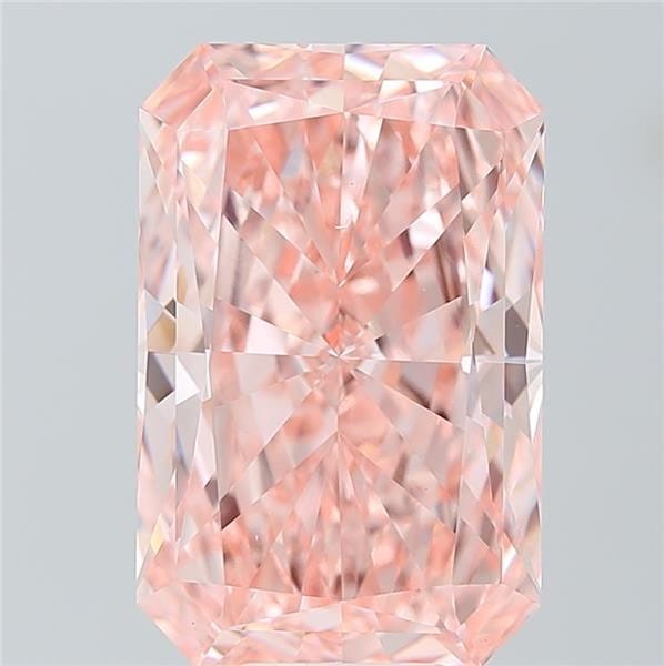 Loose Diamond - RADIANT 10.02ct Fancy Vivid Pink VS2: Loose Diamond - RADIANT 10.02ct Fancy Vivid Pink VS2 Source: This is a real non-mined Diamond that has been grown in a lab Shape: RADIANT Carats: 10.02 Color: Fancy Vivid Pink Certification: IGI Video