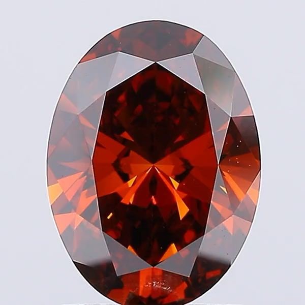 Loose Diamond - OVAL 1.01ct Fancy Deep Orange VS1: Loose Diamond - OVAL 1.01ct Fancy Deep Orange VS1 Source: This is a real non-mined Diamond that has been grown in a lab Shape: OVAL Carats: 1.01 Color: Fancy Deep Orange Certification: IGI Video: