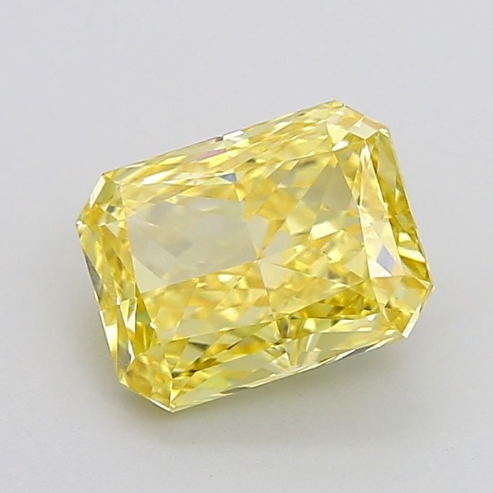 Loose Diamond - RADIANT 2.7ct Fancy Intense Yellow VVS2: Loose Diamond - RADIANT 2.7ct Fancy Intense Yellow VVS2 Source: This is a real non-mined Diamond that has been grown in a lab Shape: RADIANT Carats: 2.7 Color: Fancy Intense Yellow Certification: IGI 