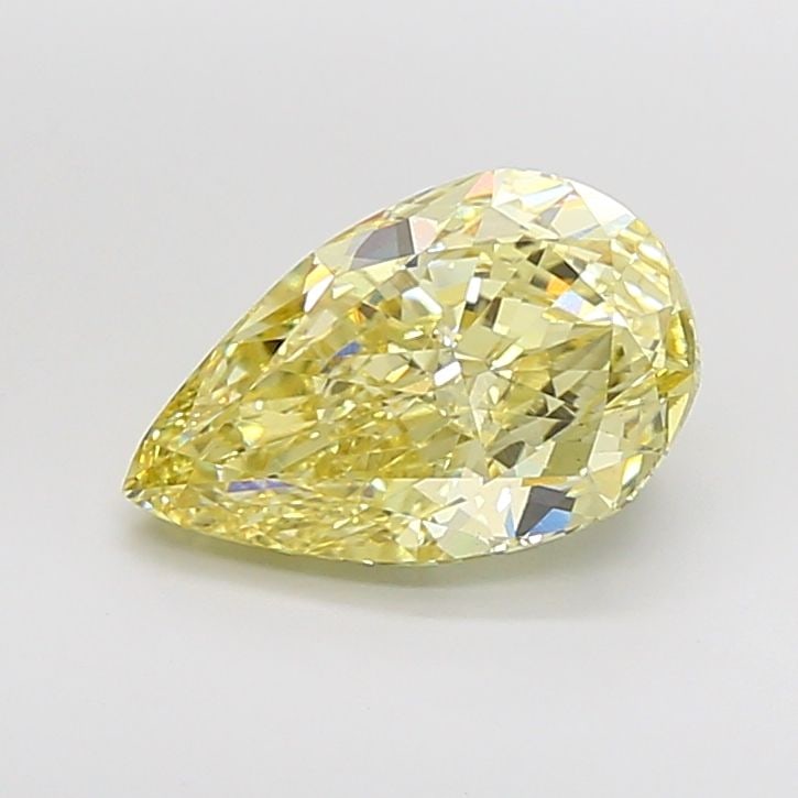 Loose Diamond - PEAR 5.06ct Fancy Yellow VS2: Loose Diamond - PEAR 5.06ct Fancy Yellow VS2 Source: This is a real non-mined Diamond that has been grown in a lab Shape: PEAR Carats: 5.06 Color: Fancy Yellow Certification: IGI Video: