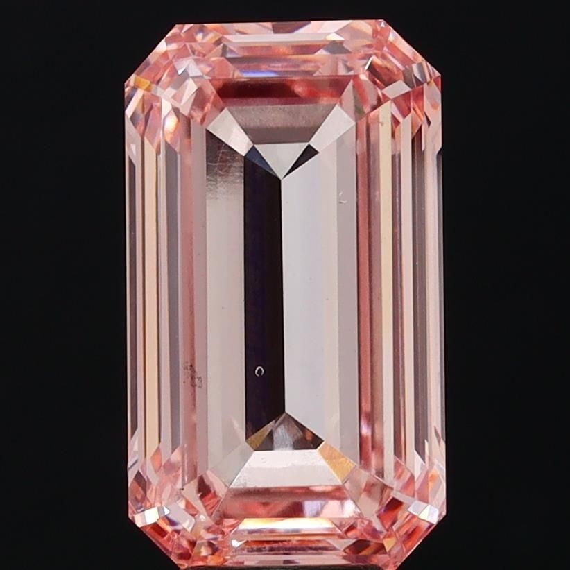 Loose Diamond - EMERALD 10.03ct Fancy Intense Pink VS2: Loose Diamond - EMERALD 10.03ct Fancy Intense Pink VS2 Source: This is a real non-mined Diamond that has been grown in a lab Shape: EMERALD Carats: 10.03 Color: Fancy Intense Pink Certification: IGI V