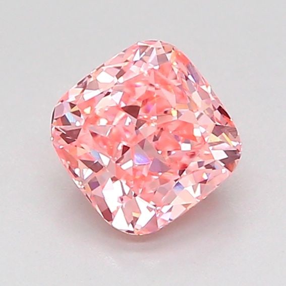 Loose Diamond - CUSHION MODIFIED 1.03ct Fancy Vivid Pink VS1: Loose Diamond - CUSHION MODIFIED 1.03ct Fancy Vivid Pink VS1 Source: This is a real non-mined Diamond that has been grown in a lab Shape: CUSHION MODIFIED Carats: 1.03 Color: Fancy Vivid Pink Certific