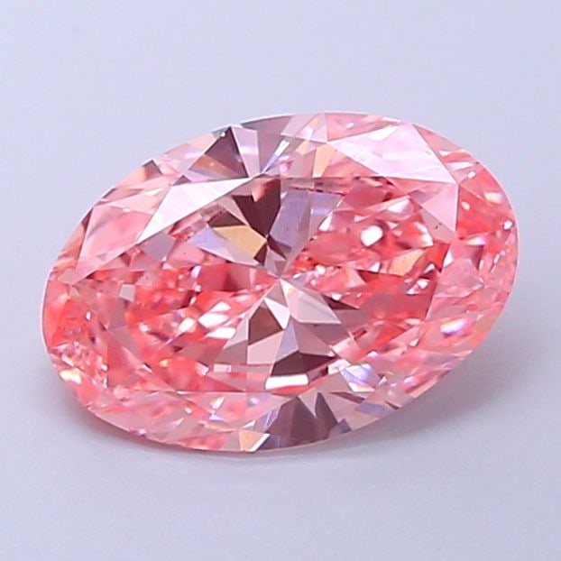 Loose Diamond - OVAL 1.89ct Fancy Vivid Pink VS1: Loose Diamond - OVAL 1.89ct Fancy Vivid Pink VS1 Source: This is a real non-mined Diamond that has been grown in a lab Shape: OVAL Carats: 1.89 Color: Fancy Vivid Pink Certification: IGI Video: