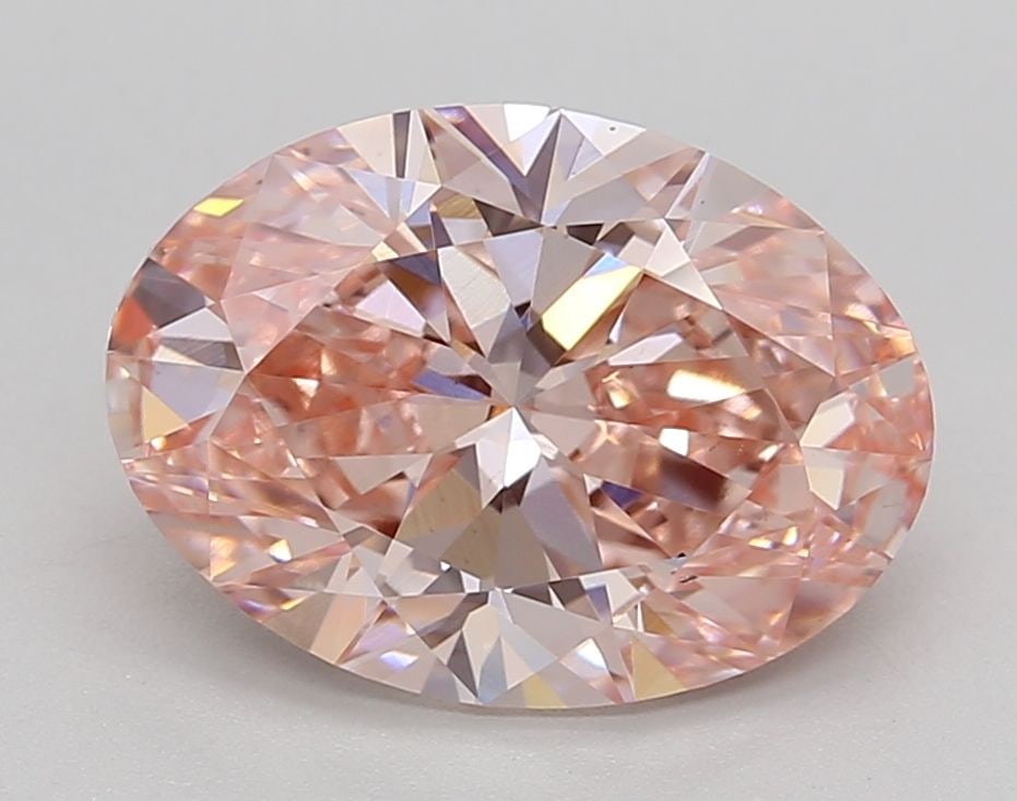 Loose Diamond - OVAL 3.2ct Fancy Pink VS1: Loose Diamond - OVAL 3.2ct Fancy Pink VS1 Source: This is a real non-mined Diamond that has been grown in a lab Shape: OVAL Carats: 3.2 Color: Fancy Pink Certification: IGI Video: