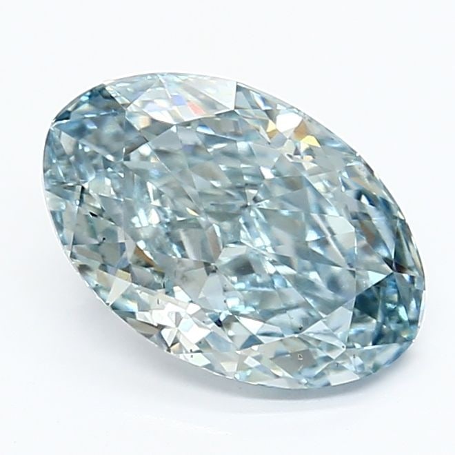 Loose Diamond - OVAL 2.21ct Fancy Vivid Blue VS2: Loose Diamond - OVAL 2.21ct Fancy Vivid Blue VS2 Source: This is a real non-mined Diamond that has been grown in a lab Shape: OVAL Carats: 2.21 Color: Fancy Vivid Blue Certification: IGI Video: