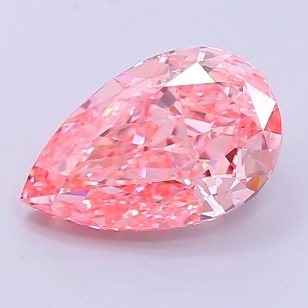 Loose Diamond - PEAR 2.61ct Fancy Vivid Pink VS1: Loose Diamond - PEAR 2.61ct Fancy Vivid Pink VS1 Source: This is a real non-mined Diamond that has been grown in a lab Shape: PEAR Carats: 2.61 Color: Fancy Vivid Pink Certification: IGI Video: