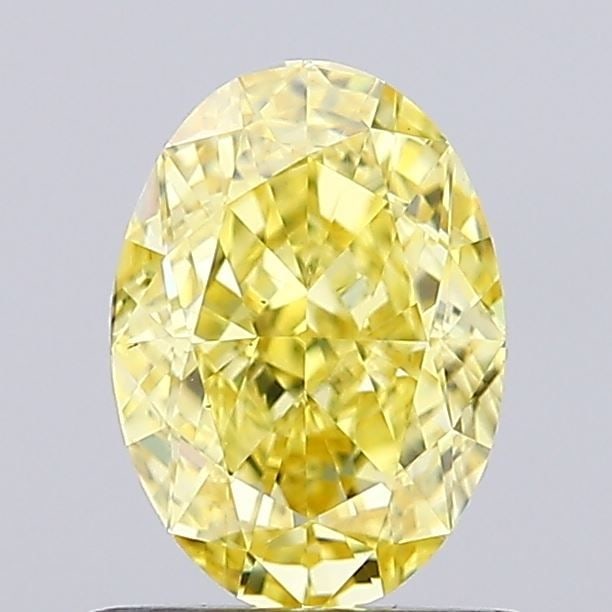 Loose Diamond - OVAL 1.0ct Fancy Intense Yellow VS1: Loose Diamond - OVAL 1.0ct Fancy Intense Yellow VS1 Source: This is a real non-mined Diamond that has been grown in a lab Shape: OVAL Carats: 1.0 Color: Fancy Intense Yellow Certification: IGI Video: