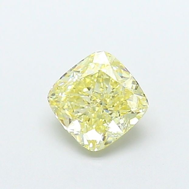 Loose Diamond - CUSHION MODIFIED 1.0ct Fancy Light Yellow VS2: Loose Diamond - CUSHION MODIFIED 1.0ct Fancy Light Yellow VS2 Source: This is a real non-mined Diamond that has been grown in a lab Shape: CUSHION MODIFIED Carats: 1.0 Color: Fancy Light Yellow Certif