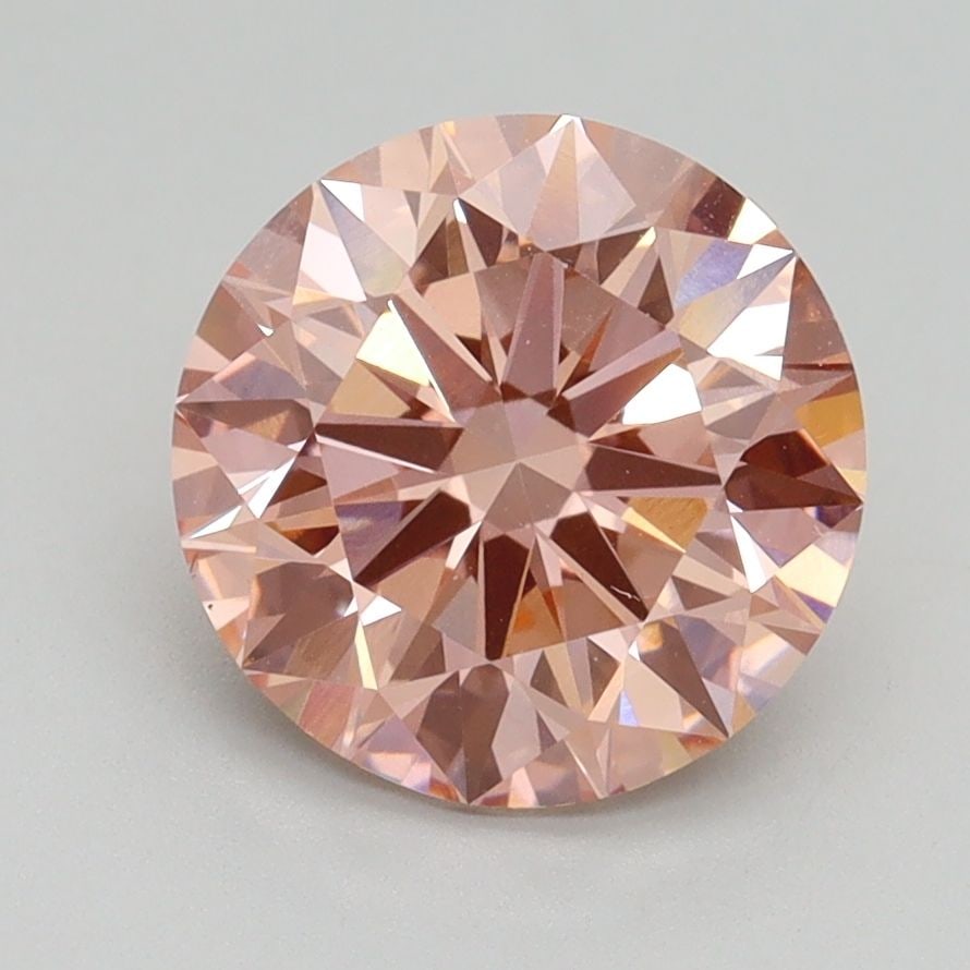Ideal Loose Diamond - ROUND 2.43ct Fancy Intense Pink VS1: Ideal Loose Diamond - ROUND 2.43ct Fancy Intense Pink VS1 Source: This is a real non-mined Diamond that has been grown in a lab Shape: ROUND Carats: 2.43 Color: Fancy Intense Pink Certification: IGI V