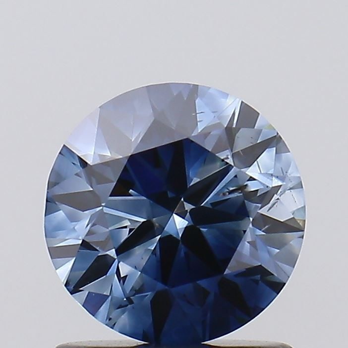 Loose Diamond - ROUND 1.07ct Fancy Vivid Blue SI2: Loose Diamond - ROUND 1.07ct Fancy Vivid Blue SI2 Source: This is a real non-mined Diamond that has been grown in a lab Shape: ROUND Carats: 1.07 Color: Fancy Vivid Blue Certification: NONE Video: