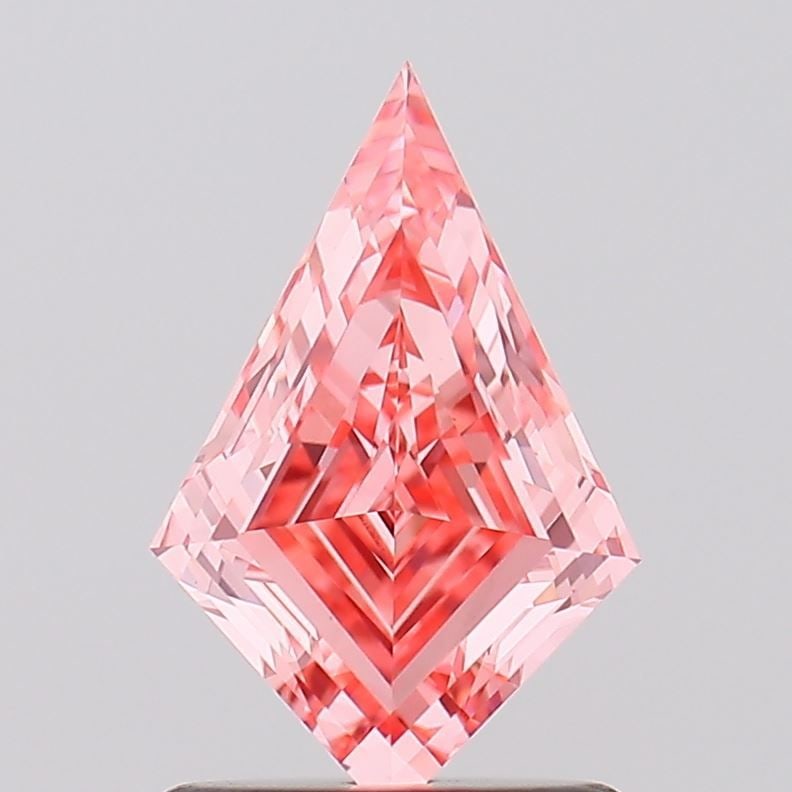 Loose Diamond - KITE 1.08ct Fancy Vivid Pink VS1: Loose Diamond - KITE 1.08ct Fancy Vivid Pink VS1 Source: This is a real non-mined Diamond that has been grown in a lab Shape: KITE Carats: 1.08 Color: Fancy Vivid Pink Certification: IGI Video: