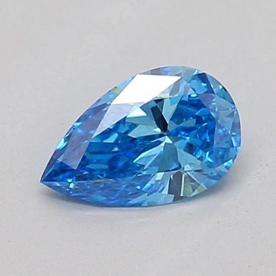 Loose Diamond - PEAR 0.24ct Fancy Vivid Blue VVS2: Loose Diamond - PEAR 0.24ct Fancy Vivid Blue VVS2 Source: This is a real non-mined Diamond that has been grown in a lab Shape: PEAR Carats: 0.24 Color: Fancy Vivid Blue Certification: IGI The Diamond 