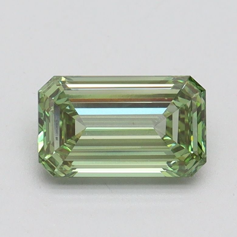 Loose Diamond - EMERALD 1.0ct Fancy Vivid Green VS1: Loose Diamond - EMERALD 1.0ct Fancy Vivid Green VS1 Source: This is a real non-mined Diamond that has been grown in a lab Shape: EMERALD Carats: 1.0 Color: Fancy Vivid Green Certification: IGI Video: