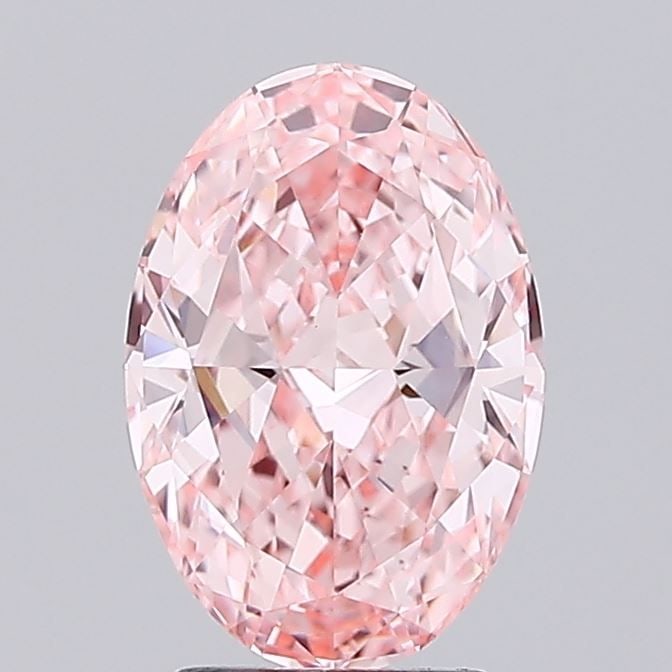 Loose Diamond - OVAL 3.01ct Fancy Vivid Pink VS1: Loose Diamond - OVAL 3.01ct Fancy Vivid Pink VS1 Source: This is a real non-mined Diamond that has been grown in a lab Shape: OVAL Carats: 3.01 Color: Fancy Vivid Pink Certification: IGI Video: