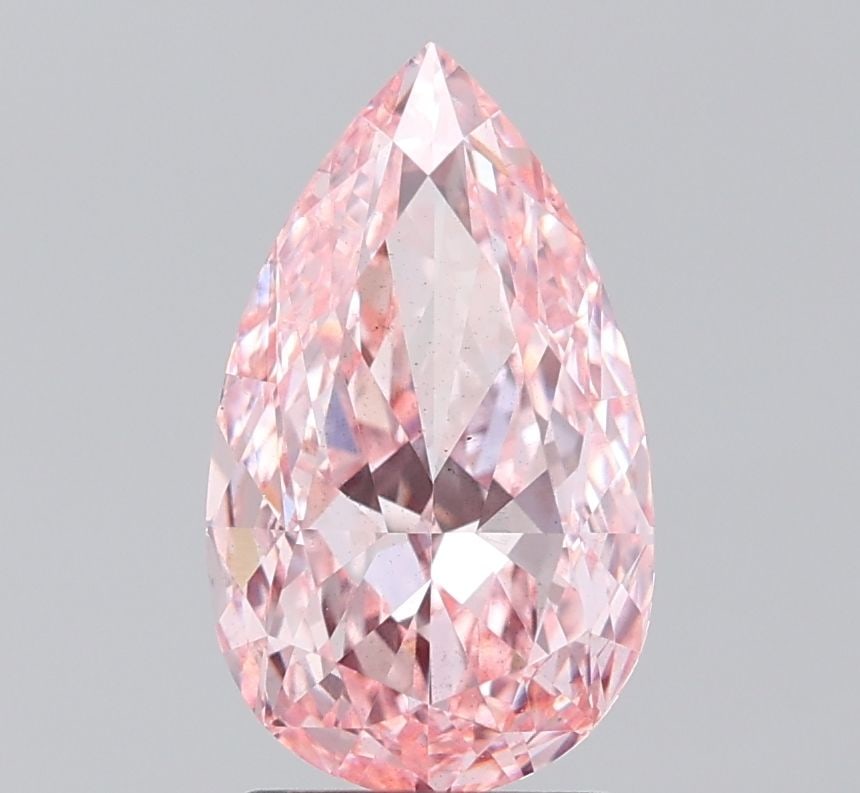 Loose Diamond - PEAR 3.02ct Fancy Vivid Pink VS2: Loose Diamond - PEAR 3.02ct Fancy Vivid Pink VS2 Source: This is a real non-mined Diamond that has been grown in a lab Shape: PEAR Carats: 3.02 Color: Fancy Vivid Pink Certification: IGI Video: