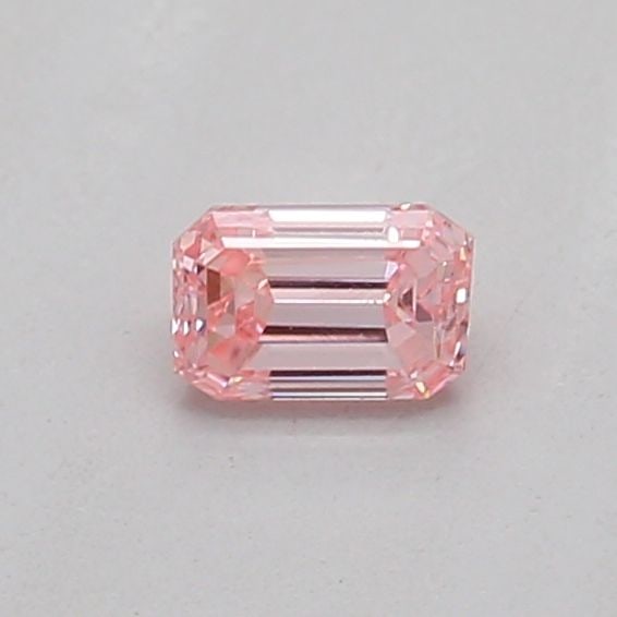 Loose Diamond - EMERALD 0.16ct Fancy Intense Pink VS1: Loose Diamond - EMERALD 0.16ct Fancy Intense Pink VS1 Source: This is a real non-mined Diamond that has been grown in a lab Shape: EMERALD Carats: 0.16 Color: Fancy Intense Pink Certification: IGI The