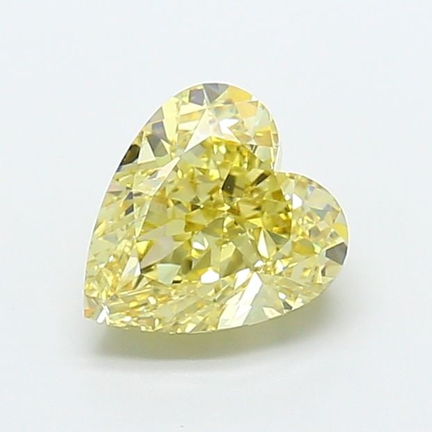 Loose Diamond - HEART 2.56ct Fancy Intense Yellow VS1: Loose Diamond - HEART 2.56ct Fancy Intense Yellow VS1 Source: This is a real non-mined Diamond that has been grown in a lab Shape: HEART Carats: 2.56 Color: Fancy Intense Yellow Certification: IGI Vid