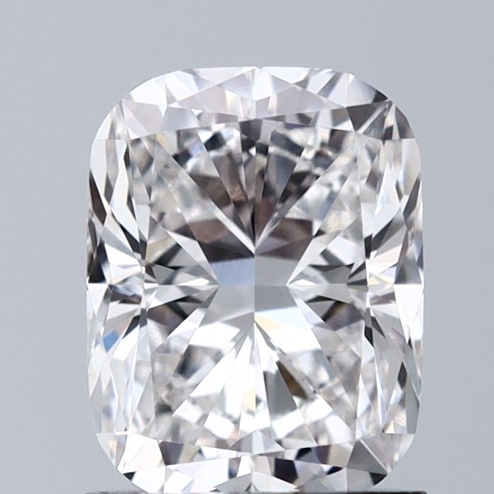 Loose Diamond - CUSHION MODIFIED 1.24ct E VVS2: Loose Diamond - CUSHION MODIFIED 1.24ct E VVS2 Source: This is a real non-mined Diamond that has been grown in a lab Shape: CUSHION MODIFIED Carats: 1.24 Color: E Clarity: VVS2 Certification: IGI Vide