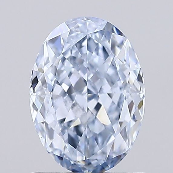 Loose Diamond - OVAL 1.07ct Fancy Blue VS1: Loose Diamond - OVAL 1.07ct Fancy Blue VS1 Source: This is a real non-mined Diamond that has been grown in a lab Shape: OVAL Carats: 1.07 Color: Fancy Blue Certification: IGI Video: