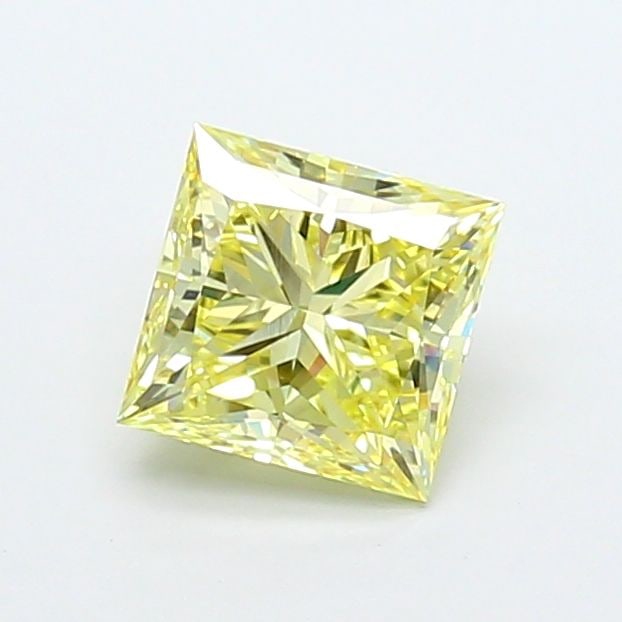 Loose Diamond - PRINCESS 2.02ct Fancy Intense Yellow VVS2: Loose Diamond - PRINCESS 2.02ct Fancy Intense Yellow VVS2 Source: This is a real non-mined Diamond that has been grown in a lab Shape: PRINCESS Carats: 2.02 Color: Fancy Intense Yellow Certification: 
