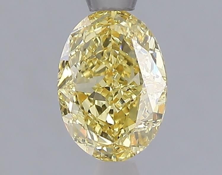 Loose Diamond - OVAL 1.08ct Fancy Intense Yellow VVS2: Loose Diamond - OVAL 1.08ct Fancy Intense Yellow VVS2 Source: This is a real non-mined Diamond that has been grown in a lab Shape: OVAL Carats: 1.08 Color: Fancy Intense Yellow Certification: IGI Vide