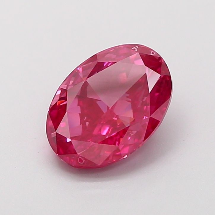 Loose Diamond - OVAL 2.0ct Fancy Vivid Pink SI1: Loose Diamond - OVAL 2.0ct Fancy Vivid Pink SI1 Source: This is a real non-mined Diamond that has been grown in a lab Shape: OVAL Carats: 2.0 Color: Fancy Vivid Pink Certification: IGI Video: