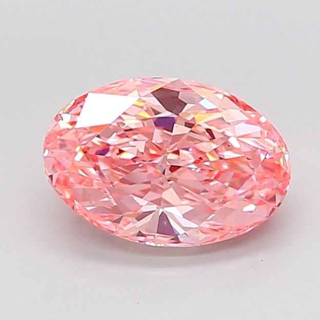 Loose Diamond - OVAL 2.01ct Fancy Vivid Pink VS2: Loose Diamond - OVAL 2.01ct Fancy Vivid Pink VS2 Source: This is a real non-mined Diamond that has been grown in a lab Shape: OVAL Carats: 2.01 Color: Fancy Vivid Pink Certification: IGI Video: Video