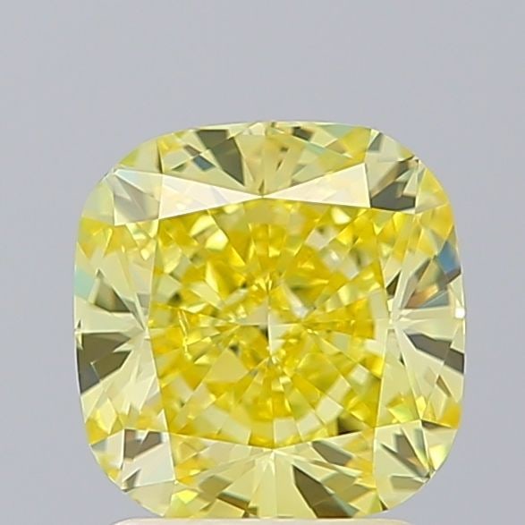 Loose Diamond - CUSHION BRILLIANT 2.0ct Fancy Intense Yellow VS2: Loose Diamond - CUSHION BRILLIANT 2.0ct Fancy Intense Yellow VS2 Source: This is a real non-mined Diamond that has been grown in a lab Shape: CUSHION BRILLIANT Carats: 2.0 Color: Fancy Intense Yellow 