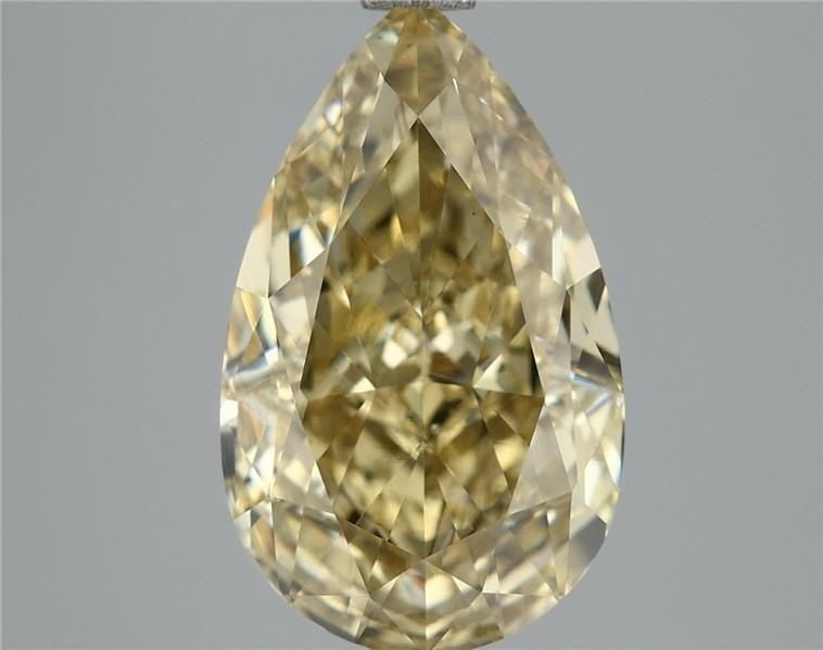 Loose Diamond - PEAR 3.95ct Fancy Intense Yellow VS1: Loose Diamond - PEAR 3.95ct Fancy Intense Yellow VS1 Source: This is a real non-mined Diamond that has been grown in a lab Shape: PEAR Carats: 3.95 Color: Fancy Intense Yellow Certification: IGI The D
