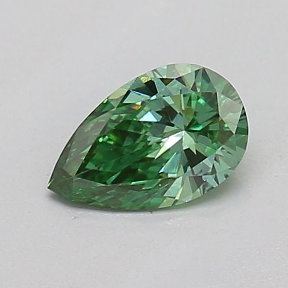 Loose Diamond - PEAR 0.25ct Fancy Vivid Green VVS2: Loose Diamond - PEAR 0.25ct Fancy Vivid Green VVS2 Source: This is a real non-mined Diamond that has been grown in a lab Shape: PEAR Carats: 0.25 Color: Fancy Vivid Green Certification: IGI The Diamon