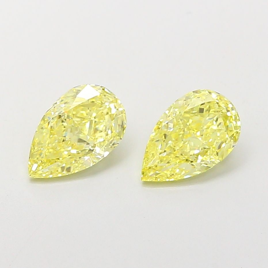 Loose Diamond - PEAR 1.06ct Fancy Intense Yellow VVS2: Loose Diamond - PEAR 1.06ct Fancy Intense Yellow VVS2 Source: This is a real non-mined Diamond that has been grown in a lab Shape: PEAR Carats: 1.06 Color: Fancy Intense Yellow Certification: IGI Vide
