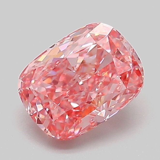 Loose Diamond - CUSHION MODIFIED 1.28ct Fancy Vivid Pink VVS2: Loose Diamond - CUSHION MODIFIED 1.28ct Fancy Vivid Pink VVS2 Source: This is a real non-mined Diamond that has been grown in a lab Shape: CUSHION MODIFIED Carats: 1.28 Color: Fancy Vivid Pink Certifi