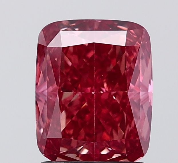 Loose Diamond - CUSHION MODIFIED 2.1ct Fancy Deep Pink VS1: Loose Diamond - CUSHION MODIFIED 2.1ct Fancy Deep Pink VS1 Source: This is a real non-mined Diamond that has been grown in a lab Shape: CUSHION MODIFIED Carats: 2.1 Color: Fancy Deep Pink Certificatio