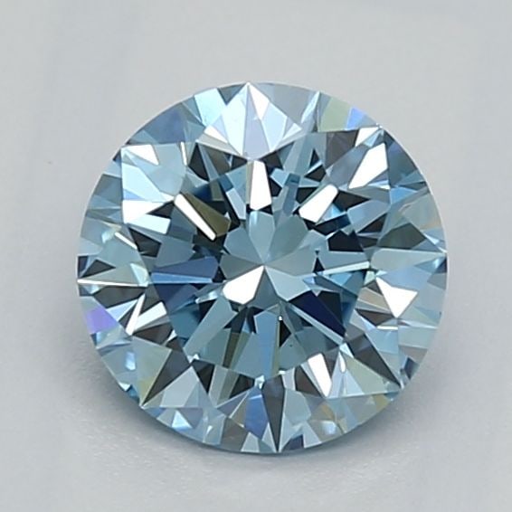 Loose Diamond - ROUND 0.67ct Fancy Vivid Blue VS1: Loose Diamond - ROUND 0.67ct Fancy Vivid Blue VS1 Source: This is a real non-mined Diamond that has been grown in a lab Shape: ROUND Carats: 0.67 Color: Fancy Vivid Blue Certification: NONE Video:
