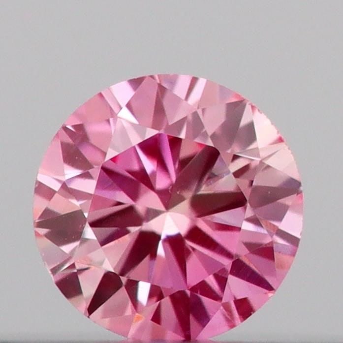 Loose Diamond - ROUND 0.11ct Fancy Vivid Pink VS1: Loose Diamond - ROUND 0.11ct Fancy Vivid Pink VS1 Source: This is a real non-mined Diamond that has been grown in a lab Shape: ROUND Carats: 0.11 Color: Fancy Vivid Pink Certification: IGI Video:
