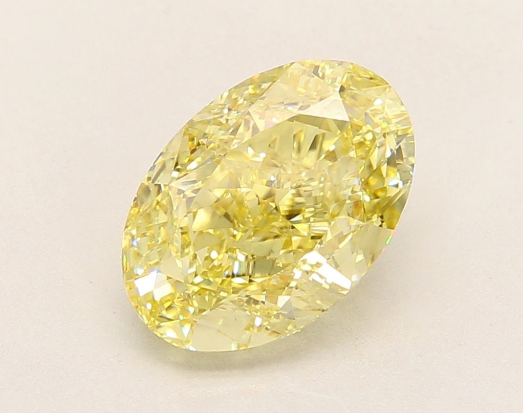 Loose Diamond - OVAL 3.7ct Fancy Intense Yellow VS1: Loose Diamond - OVAL 3.7ct Fancy Intense Yellow VS1 Source: This is a real non-mined Diamond that has been grown in a lab Shape: OVAL Carats: 3.7 Color: Fancy Intense Yellow Certification: IGI Video: