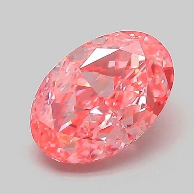Loose Diamond - OVAL 1.04ct Fancy Vivid Pink VS1: Loose Diamond - OVAL 1.04ct Fancy Vivid Pink VS1 Source: This is a real non-mined Diamond that has been grown in a lab Shape: OVAL Carats: 1.04 Color: Fancy Vivid Pink Certification: IGI Video: