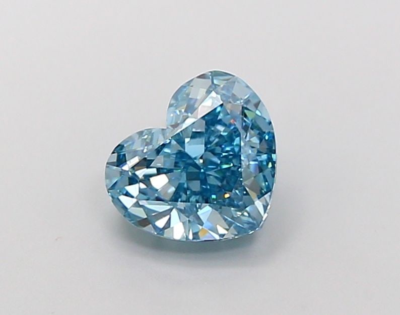 Loose Diamond - HEART 2.13ct Fancy Vivid Blue VS1: Loose Diamond - HEART 2.13ct Fancy Vivid Blue VS1 Source: This is a real non-mined Diamond that has been grown in a lab Shape: HEART Carats: 2.13 Color: Fancy Vivid Blue Certification: IGI Video: