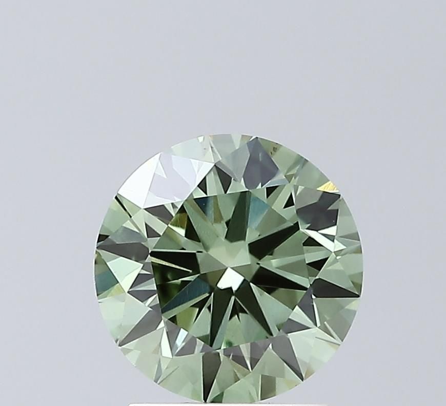 Loose Diamond - ROUND 2.01ct Fancy Vivid Green VS1: Loose Diamond - ROUND 2.01ct Fancy Vivid Green VS1 Source: This is a real non-mined Diamond that has been grown in a lab Shape: ROUND Carats: 2.01 Color: Fancy Vivid Green Certification: IGI Video:
