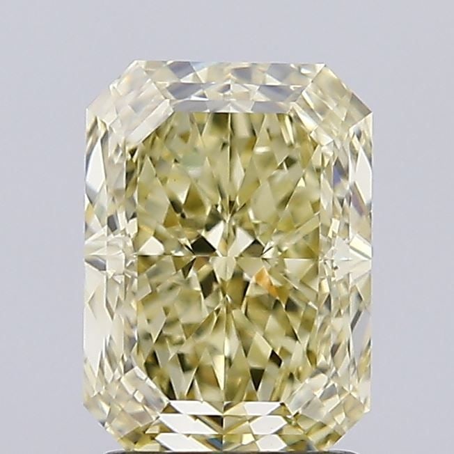 Loose Diamond - RADIANT 2.15ct Fancy Yellow VVS2: Loose Diamond - RADIANT 2.15ct Fancy Yellow VVS2 Source: This is a real non-mined Diamond that has been grown in a lab Shape: RADIANT Carats: 2.15 Color: Fancy Yellow Certification: IGI Video: