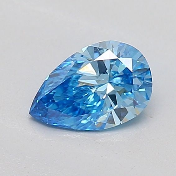 Loose Diamond - PEAR 0.27ct Fancy Vivid Blue VS1: Loose Diamond - PEAR 0.27ct Fancy Vivid Blue VS1 Source: This is a real non-mined Diamond that has been grown in a lab Shape: PEAR Carats: 0.27 Color: Fancy Vivid Blue Certification: IGI The Diamond D
