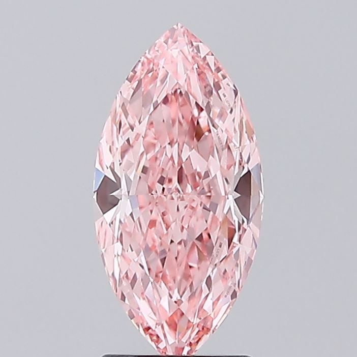Loose Diamond - MARQUISE 2.02ct Fancy Vivid Pink VS1: Loose Diamond - MARQUISE 2.02ct Fancy Vivid Pink VS1 Source: This is a real non-mined Diamond that has been grown in a lab Shape: MARQUISE Carats: 2.02 Color: Fancy Vivid Pink Certification: IGI Video