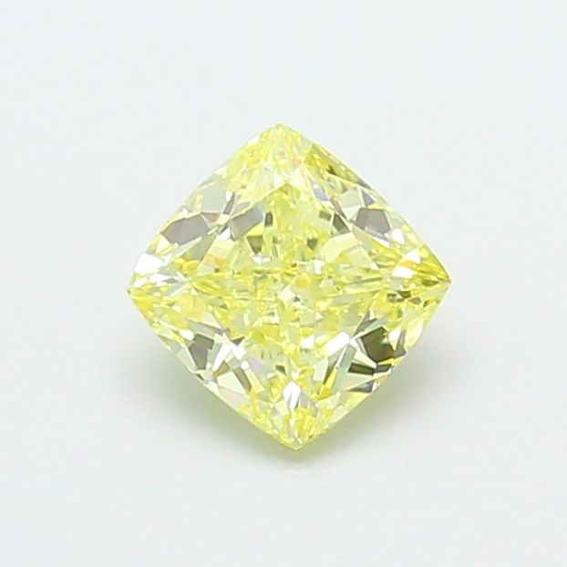 Loose Diamond - CUSHION MODIFIED 0.83ct Fancy Yellow VS1: Loose Diamond - CUSHION MODIFIED 0.83ct Fancy Yellow VS1 Source: This is a real non-mined Diamond that has been grown in a lab Shape: CUSHION MODIFIED Carats: 0.83 Color: Fancy Yellow Certification: I