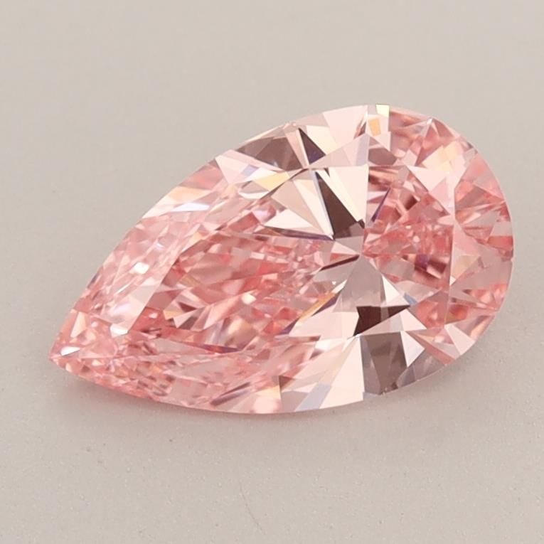 Loose Diamond - PEAR 0.9ct Fancy Vivid Pink VVS2: Loose Diamond - PEAR 0.9ct Fancy Vivid Pink VVS2 Source: This is a real non-mined Diamond that has been grown in a lab Shape: PEAR Carats: 0.9 Color: Fancy Vivid Pink Certification: IGI Video: