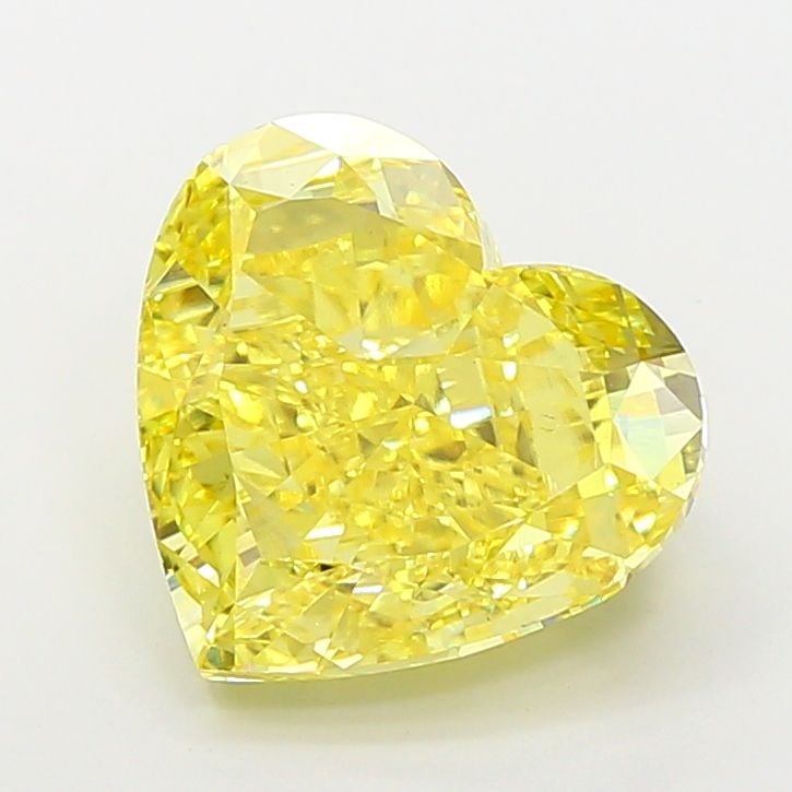 Loose Diamond - HEART 8.03ct Fancy Vivid Yellow VS1: Loose Diamond - HEART 8.03ct Fancy Vivid Yellow VS1 Source: This is a real non-mined Diamond that has been grown in a lab Shape: HEART Carats: 8.03 Color: Fancy Vivid Yellow Certification: IGI Video:
