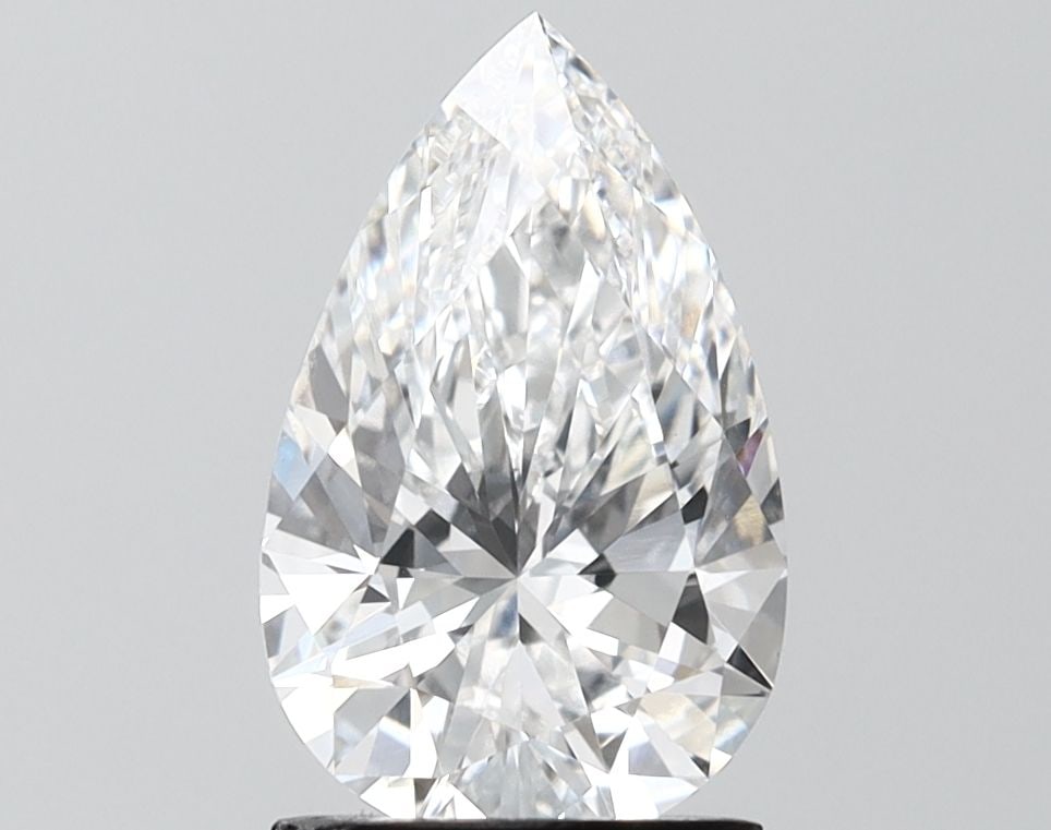Loose Diamond - PEAR 2.01ct E VVS2: Loose Diamond - PEAR 2.01ct E VVS2 Source: This is a real non-mined Diamond that has been grown in a lab Shape: PEAR Carats: 2.01 Color: E Clarity: VVS2 Certification: IGI Video: