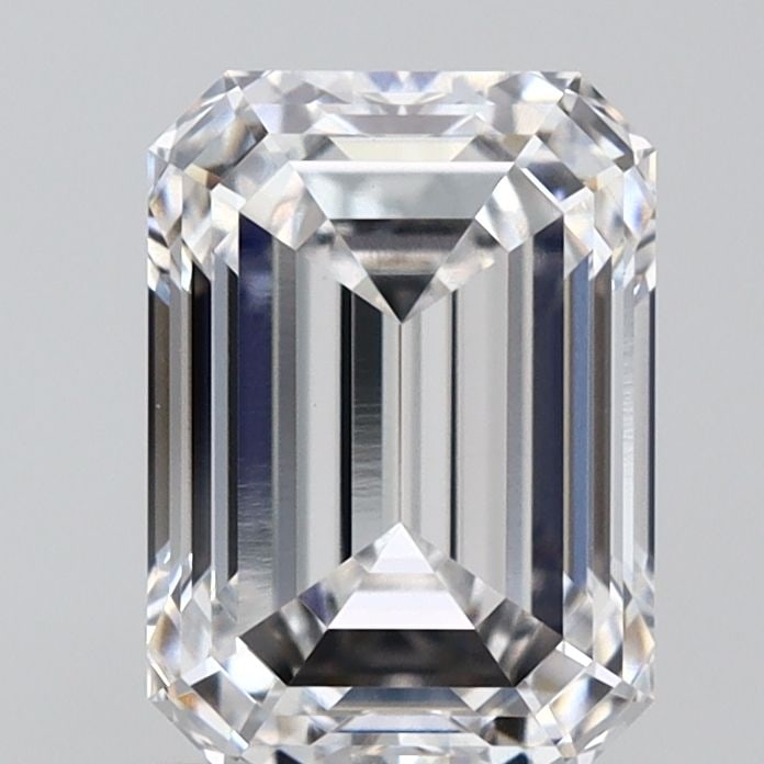 Loose Diamond - EMERALD 1.55ct E VVS2: Loose Diamond - EMERALD 1.55ct E VVS2 Source: This is a real non-mined Diamond that has been grown in a lab Shape: EMERALD Carats: 1.55 Color: E Clarity: VVS2 Certification: IGI Video:
