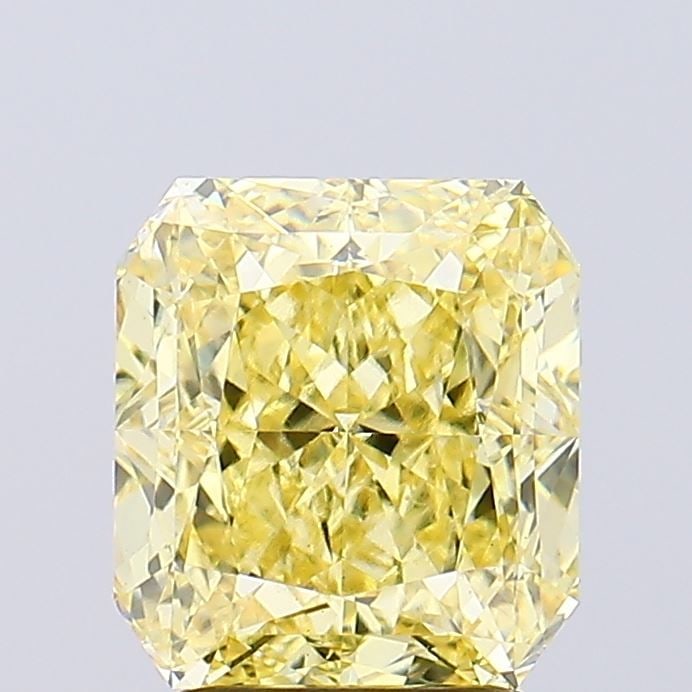 Loose Diamond - RADIANT 3.31ct Fancy Vivid Yellow VS1: Loose Diamond - RADIANT 3.31ct Fancy Vivid Yellow VS1 Source: This is a real non-mined Diamond that has been grown in a lab Shape: RADIANT Carats: 3.31 Color: Fancy Vivid Yellow Certification: IGI